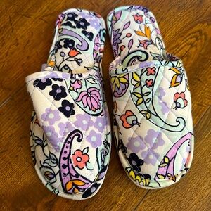Vera Bradley Slippers - Purple Paisley